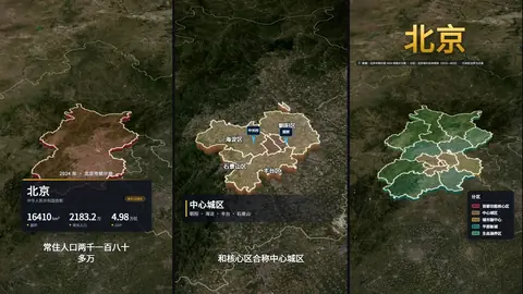 每天了解一个城市:北京行政区
