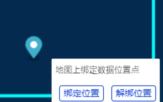 地图上绑定数据位置点