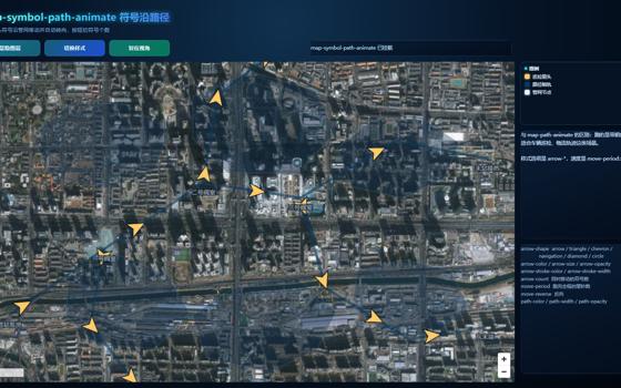 map-symbol-path-animate 符号沿路径