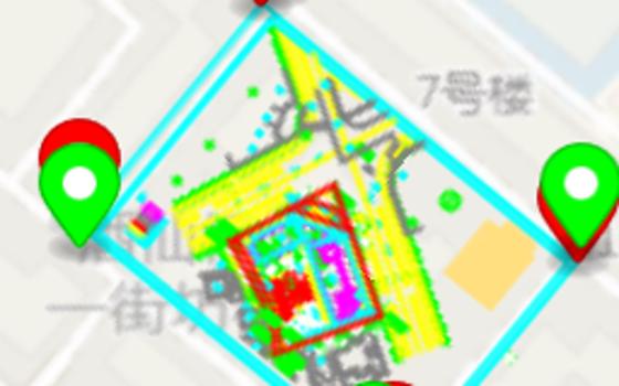 互联网地图旋转叠加至CAD图[CAD为底图]