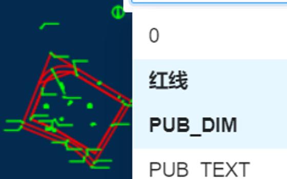 切换CAD图层