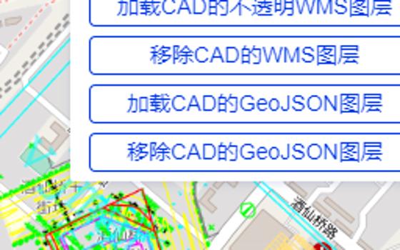 互联网地图公共点叠加CAD图[互联网图为底图]