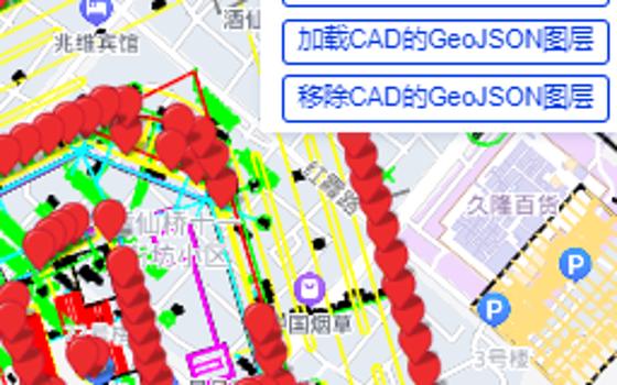 百度地图SDK公共点加载CAD图