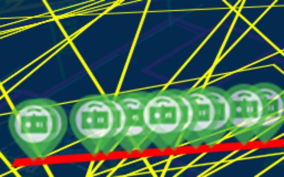 求线段交点(WebWorker实现)
