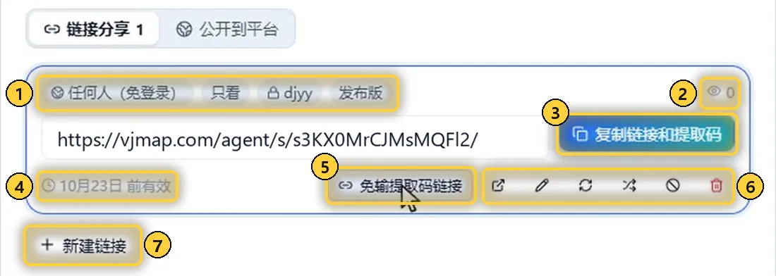 生成的链接卡片