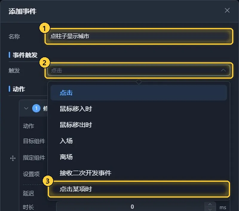事件触发方式